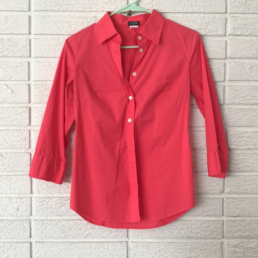 J. Crew Fitted Button-Down Shirt - image 1